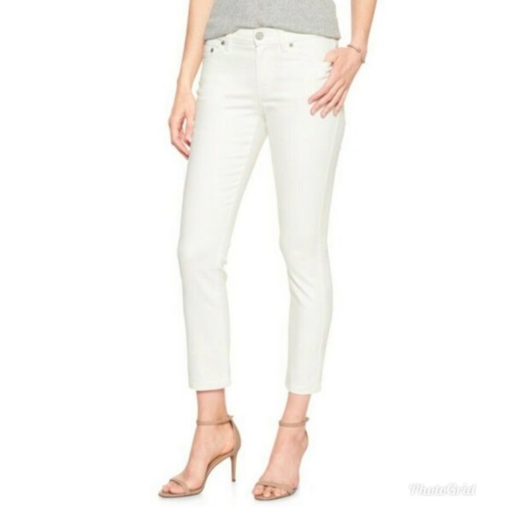 Banana Republic cropped skinny jeans